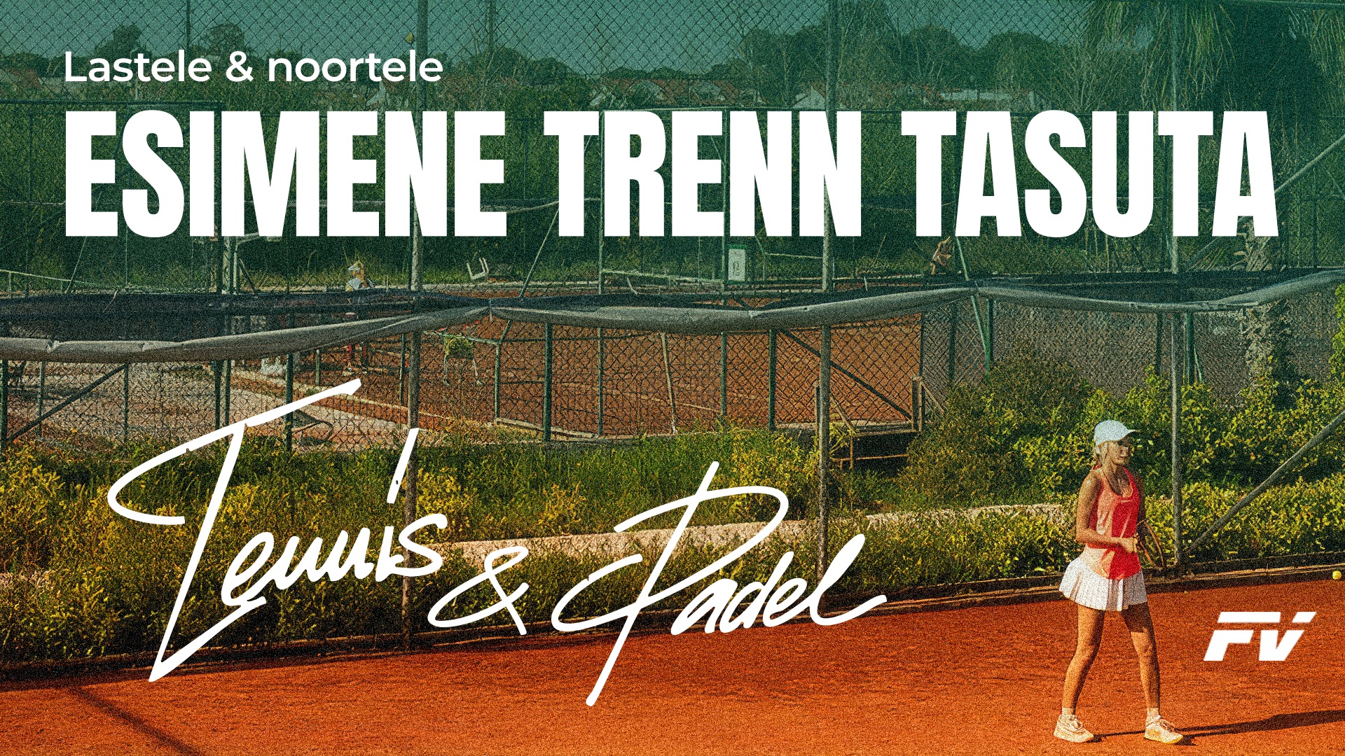 Noortele ja lastele on esimene treening tasuta 🎾